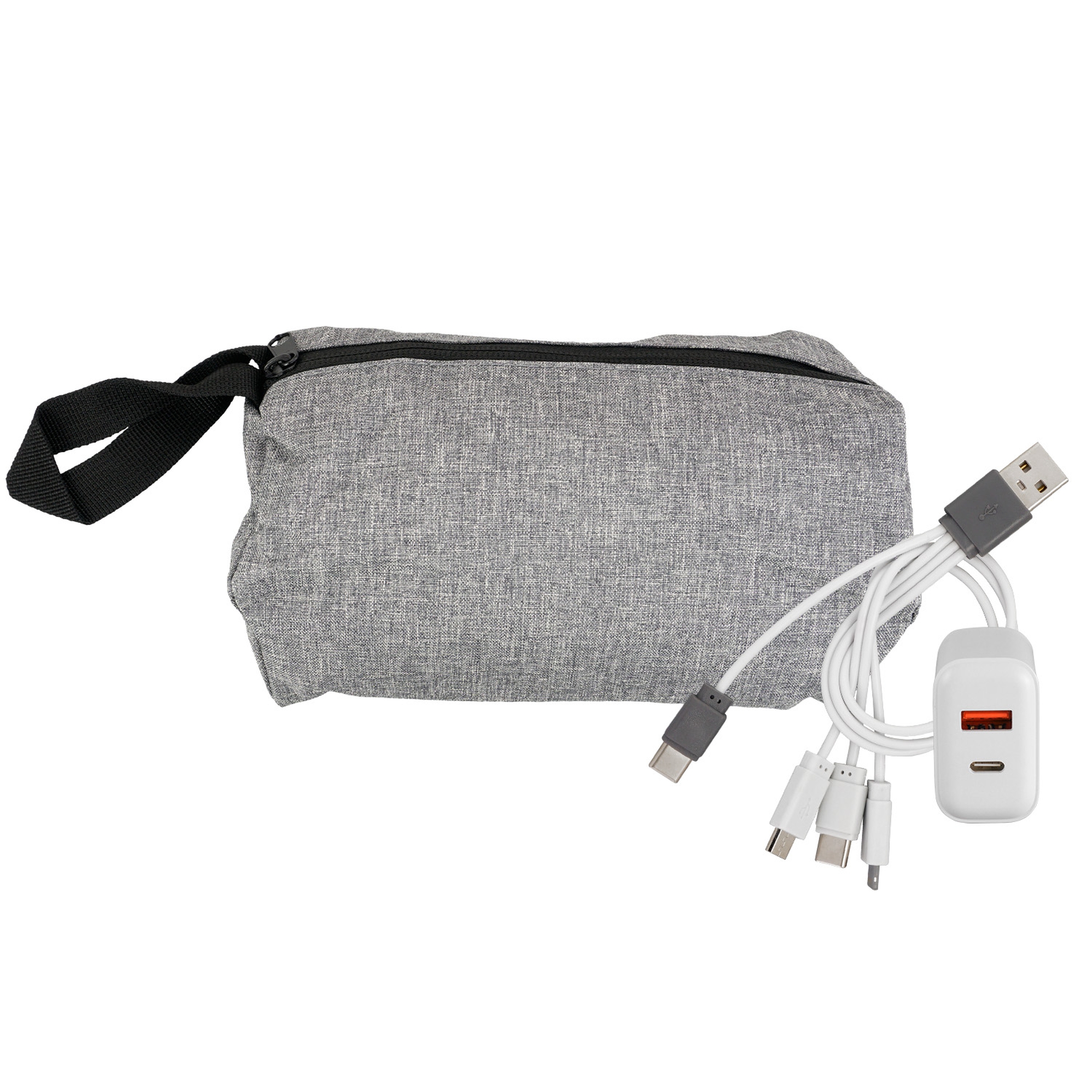 Recycled Travel Pouch Fast Charger Set 1
