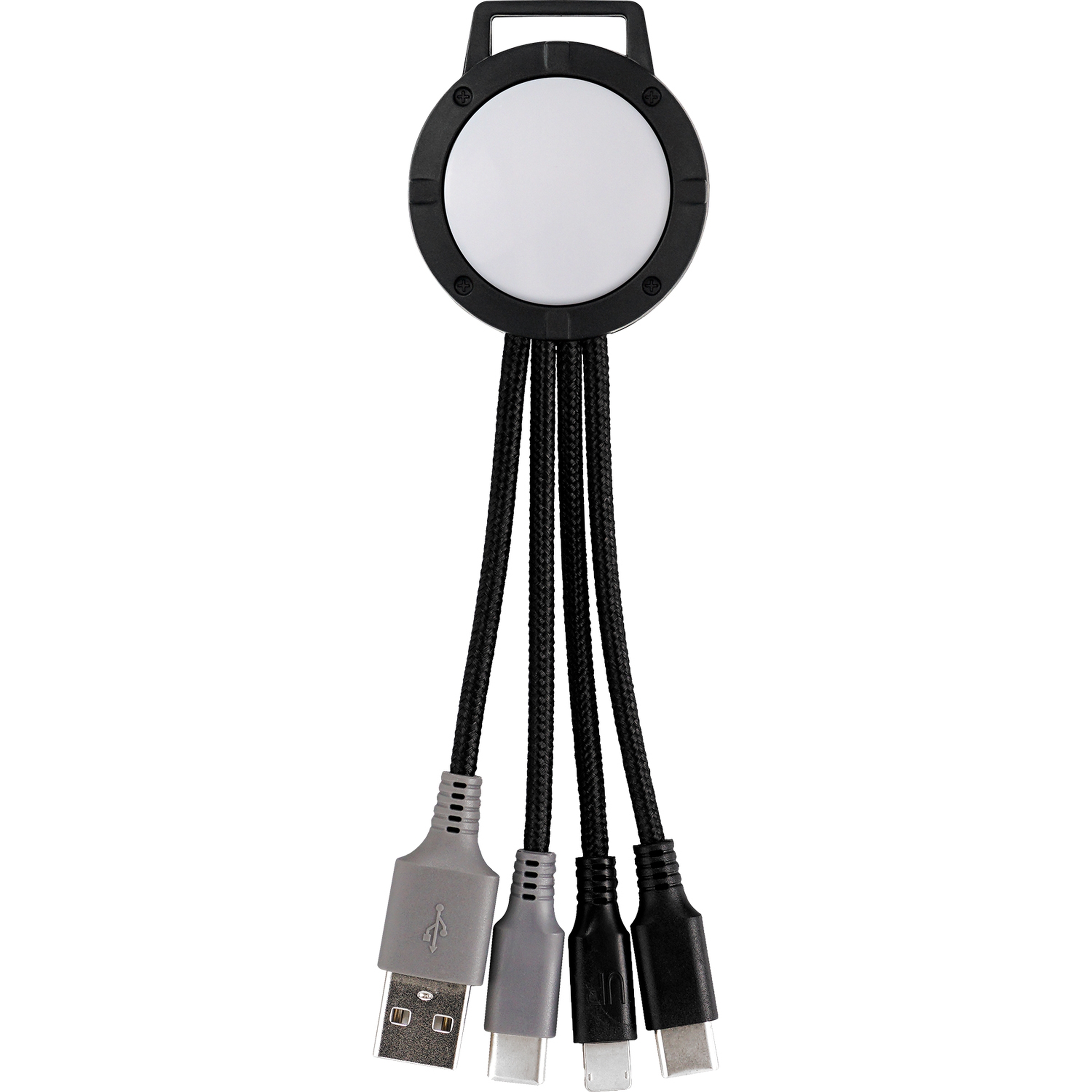 Vivid Dual Input 3-in-1 Colorful Charging Cable 1