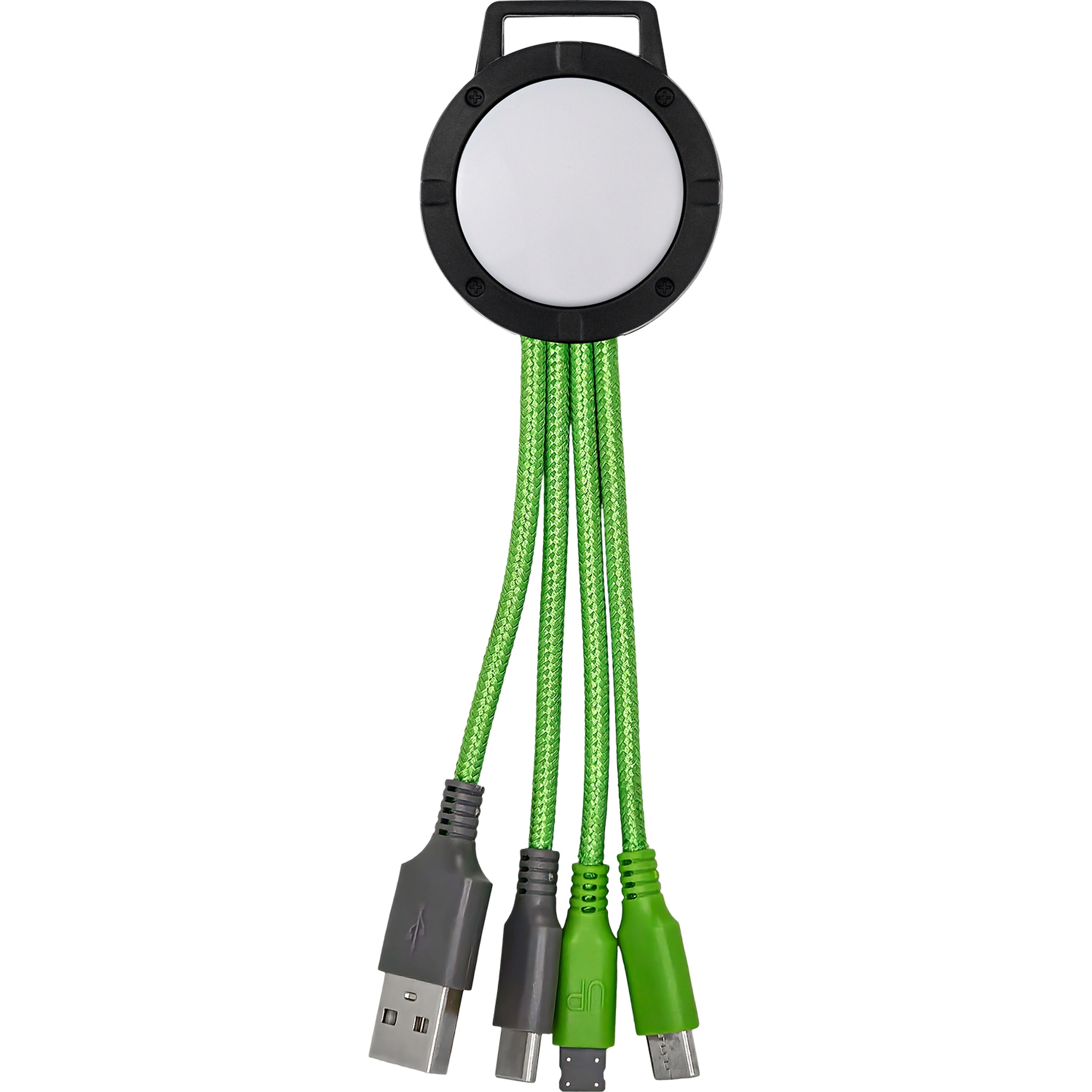 Vivid Dual Input 3-in-1 Colorful Charging Cable 1