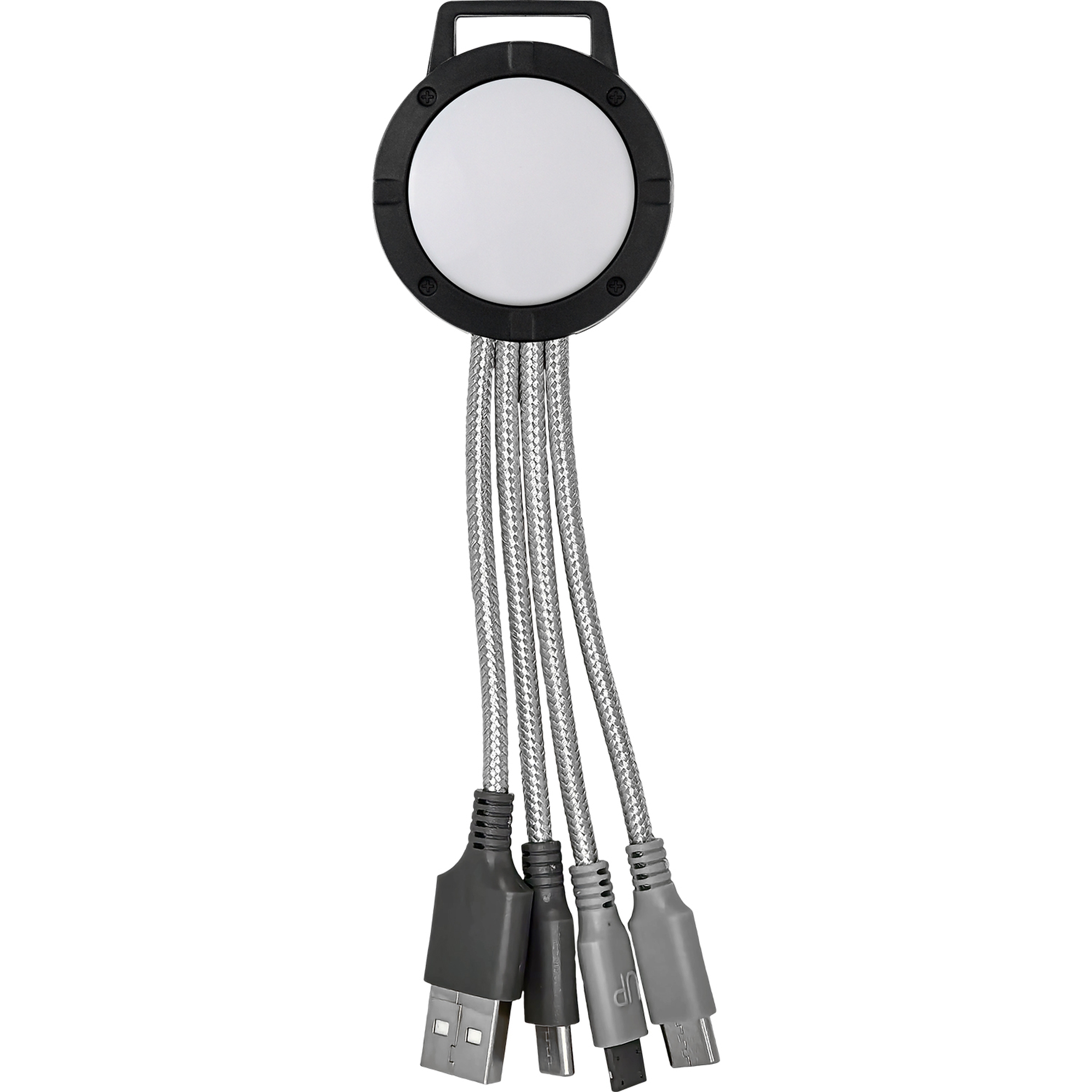 Vivid Dual Input 3-in-1 Colorful Charging Cable 1