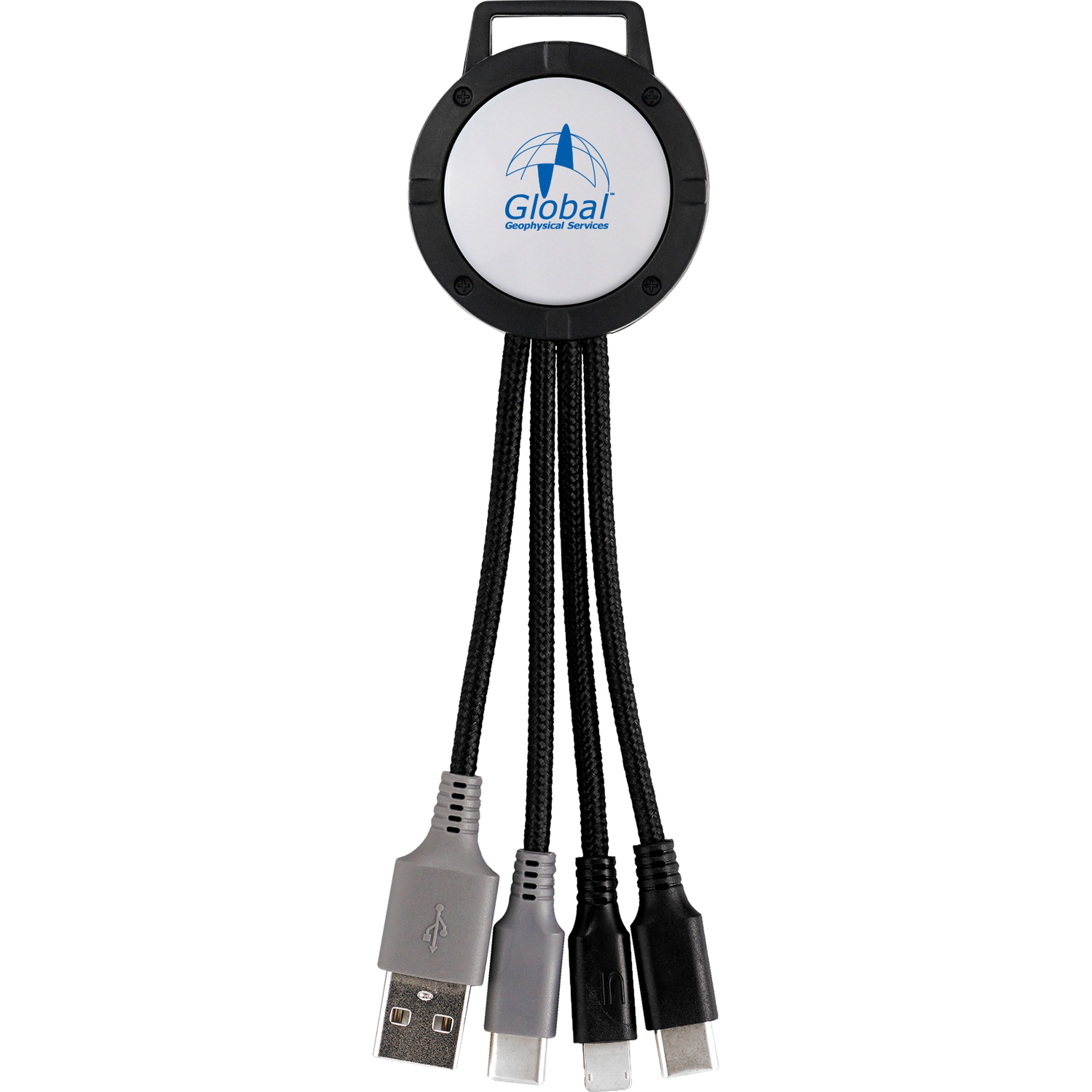 Vivid Dual Input 3-in-1 Colorful Charging Cable 1