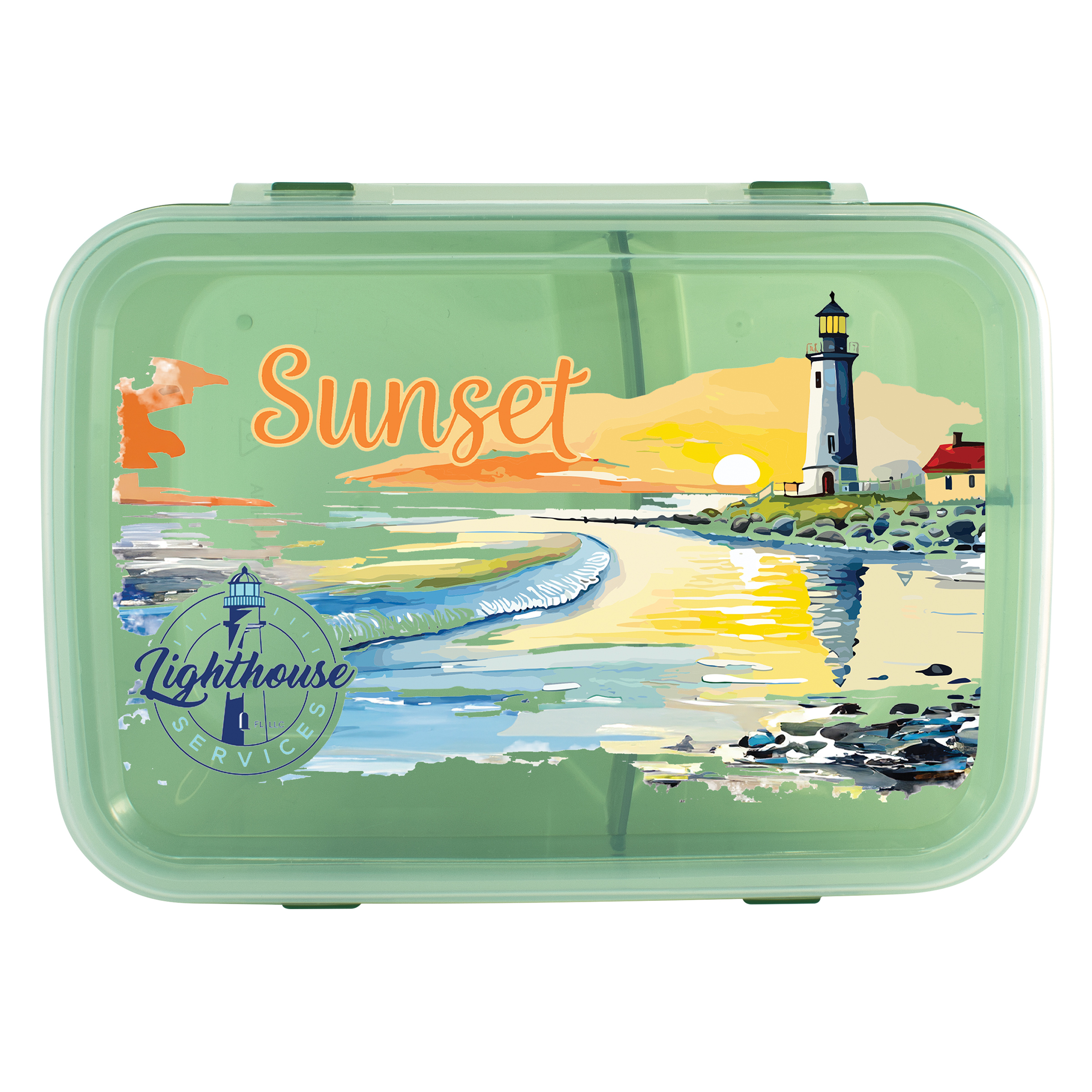 Full Color Translucent Lunch Container 1
