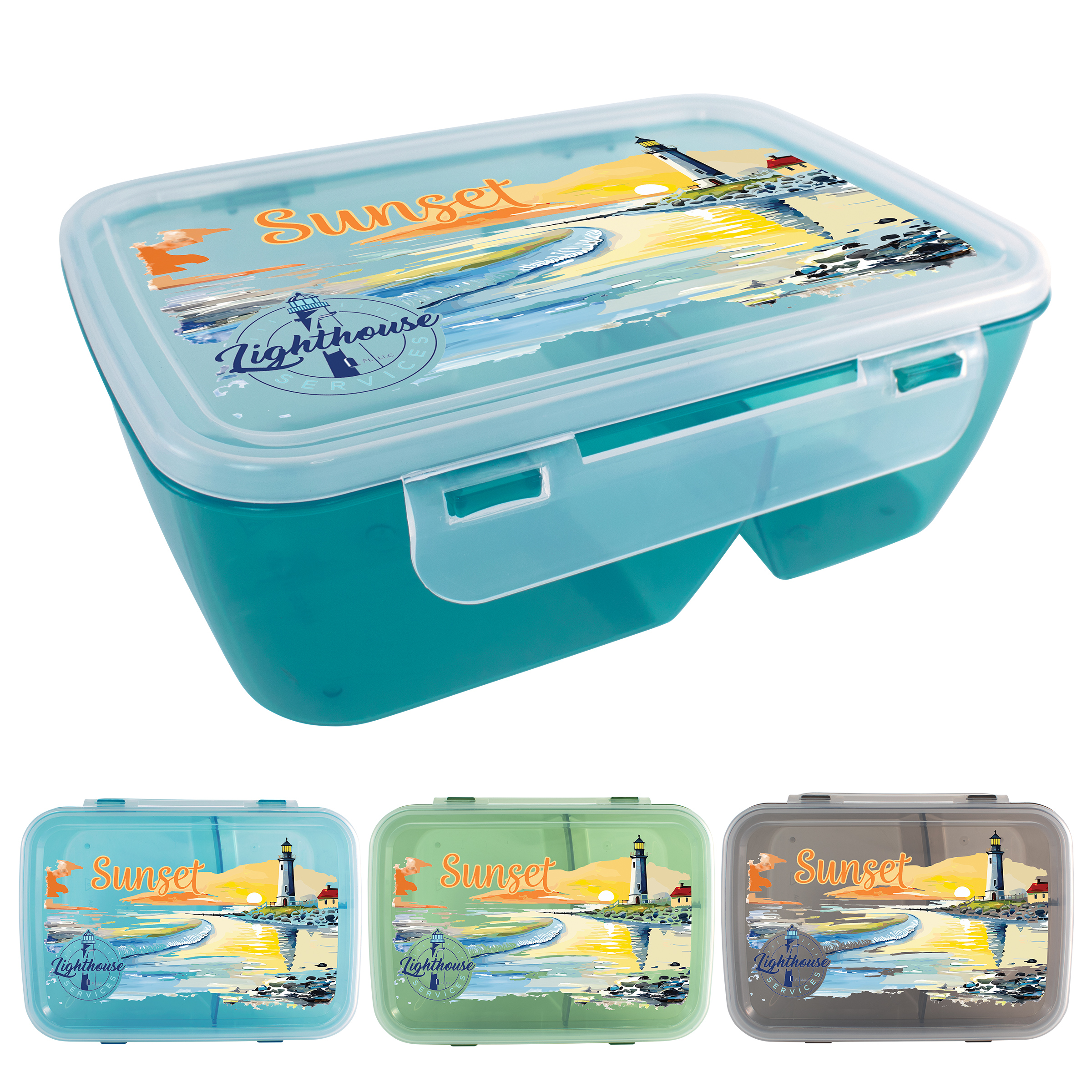 Full Color Translucent Lunch Container 1