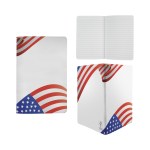 4" X 6" Patriotic Sewn Paper Cover Notebook 2 4" X 6" Patriotic Sewn Paper Cover Notebook 2