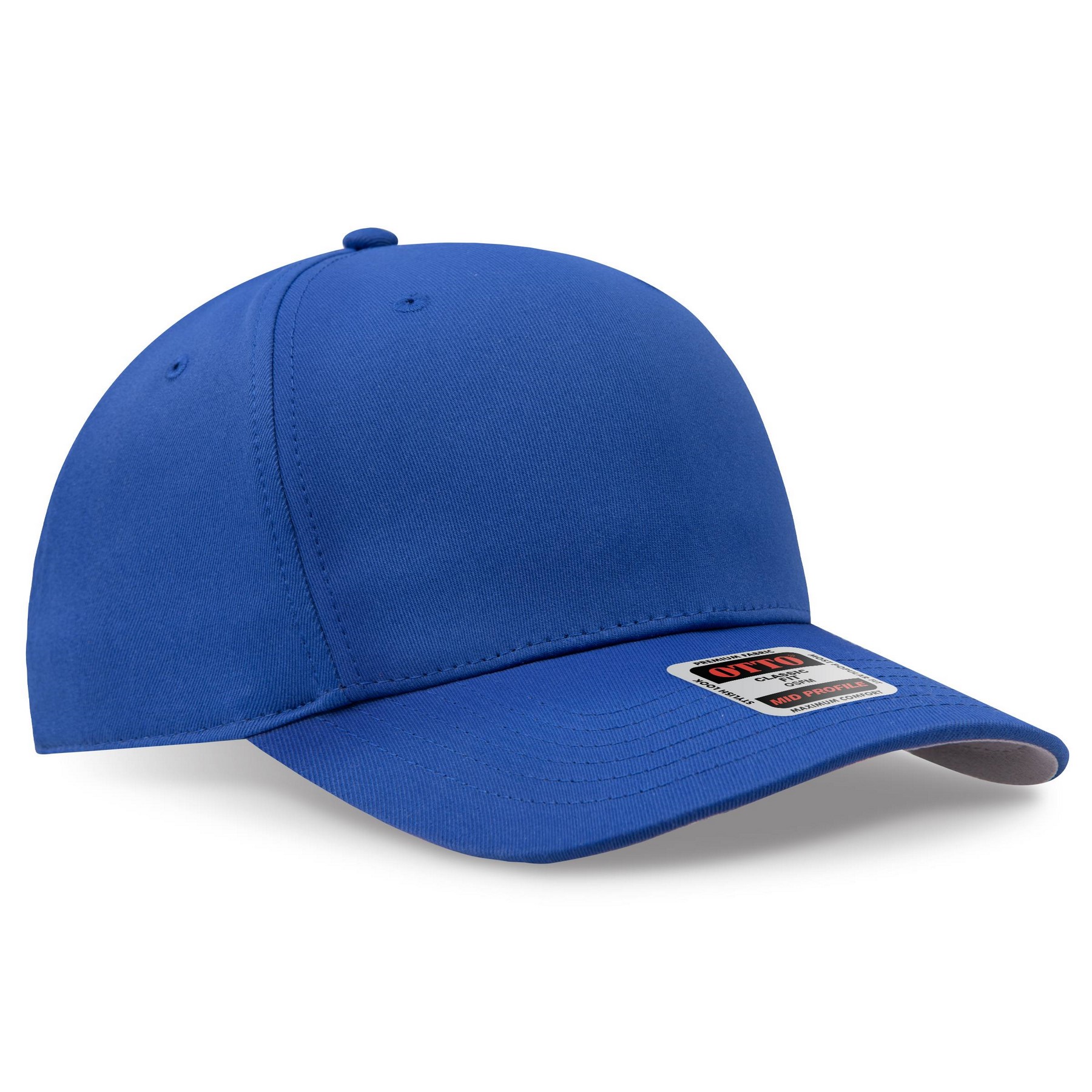 OTTO CAP® Seamless 6 Panel Mid Profile Baseball Cap 1
