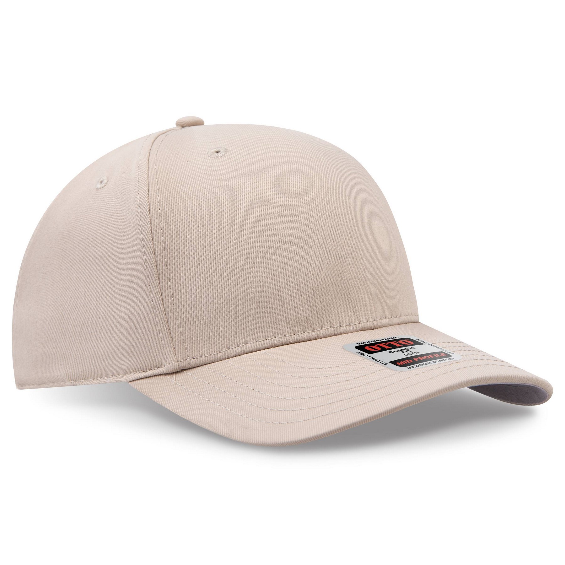 OTTO CAP® Seamless 6 Panel Mid Profile Baseball Cap 1