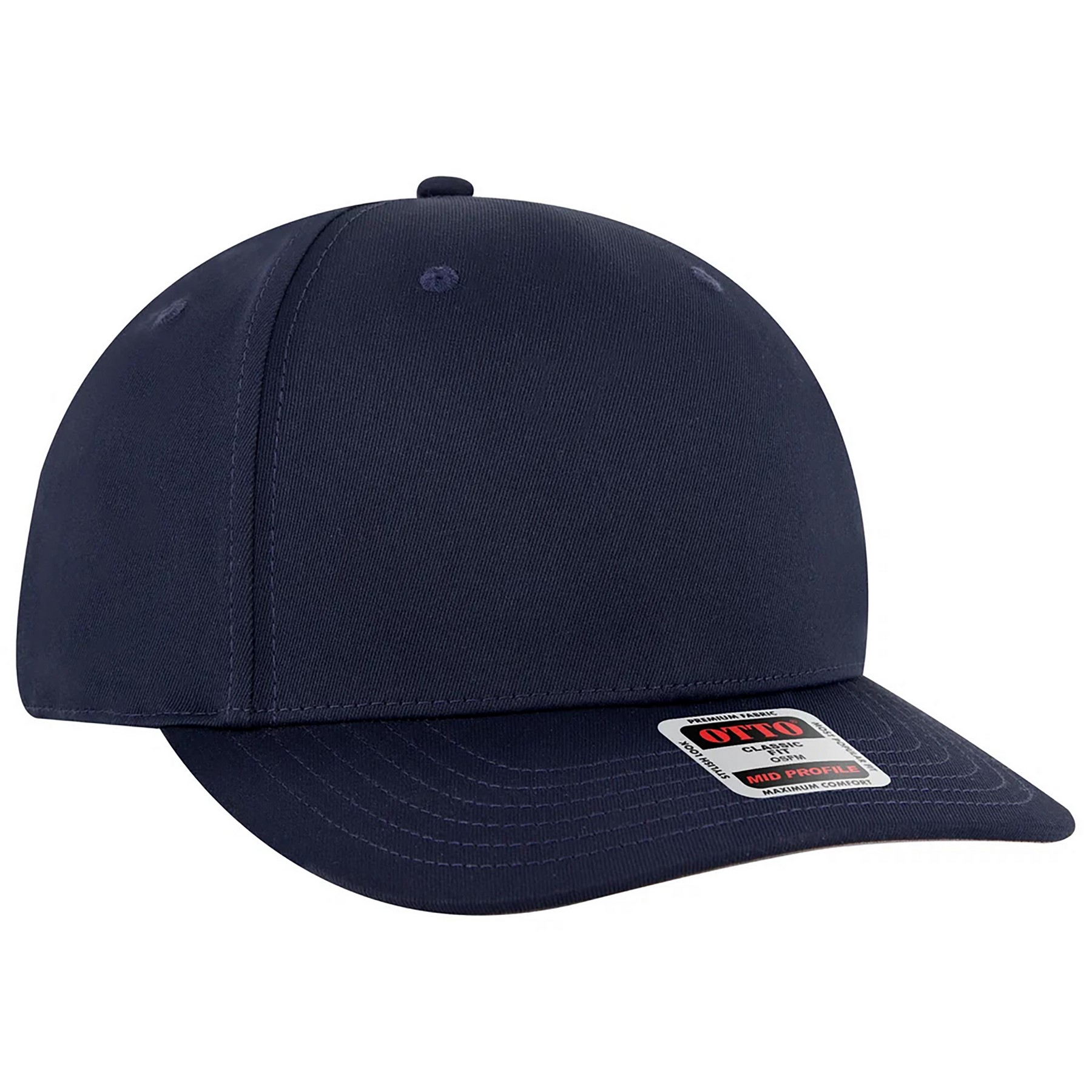 OTTO CAP® Seamless 6 Panel Mid Profile Baseball Cap 1