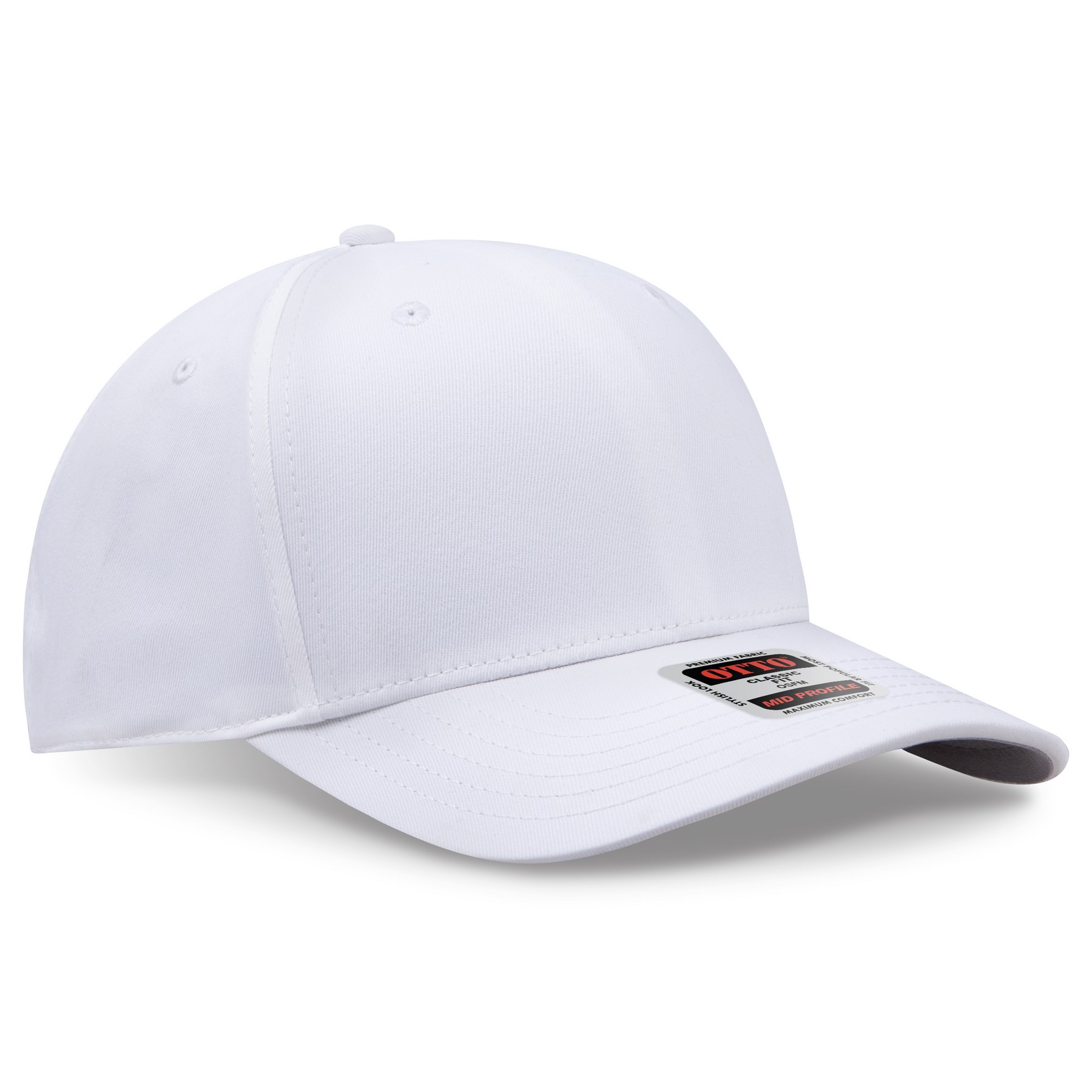 OTTO CAP® Seamless 6 Panel Mid Profile Baseball Cap 1