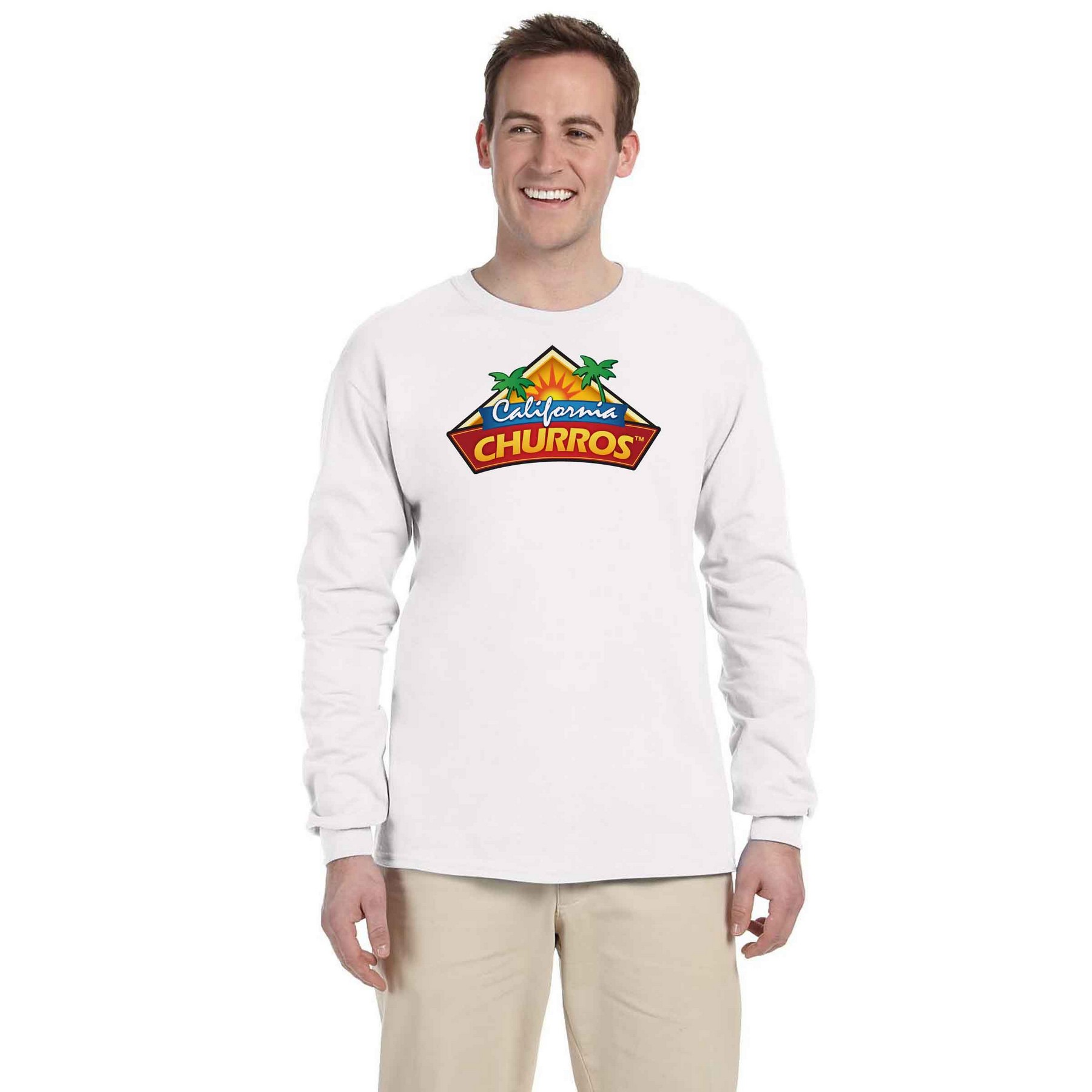 Gildan® Adult Ultra Cotton® 6 Oz. Long-Sleeve T-Shirt 1