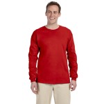 Gildan® Adult Ultra Cotton® 6 Oz. Long-Sleeve T-Shirt - Red Gildan® Adult Ultra Cotton® 6 Oz. Long-Sleeve T-Shirt - Red