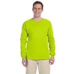 Gildan® Adult Ultra Cotton® 6 Oz. Long-Sleeve T-Shirt - Safety Green Gildan® Adult Ultra Cotton® 6 Oz. Long-Sleeve T-Shirt - Safety Green