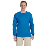 Gildan® Adult Ultra Cotton® 6 Oz. Long-Sleeve T-Shirt - Sapphire Blue Gildan® Adult Ultra Cotton® 6 Oz. Long-Sleeve T-Shirt - Sapphire Blue
