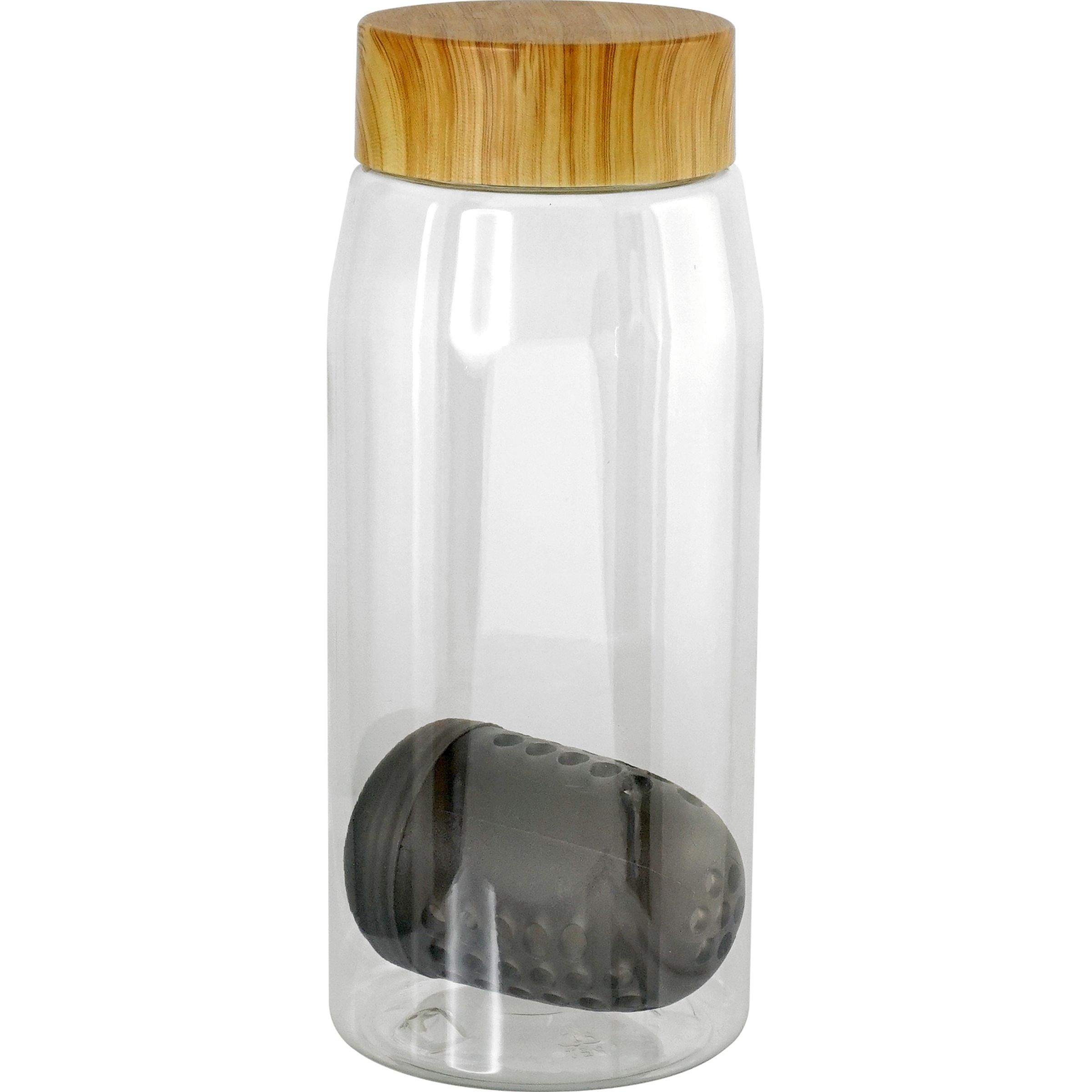 Bamboo Pattern 25 Oz. Recycled Bottle with Floating Infuser 1