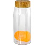 Bamboo Pattern 25 Oz. Recycled Bottle with Floating Infuser - orange Bamboo Pattern 25 Oz. Recycled Bottle with Floating Infuser - orange