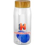 Bamboo Pattern 25 Oz. Recycled Bottle with Floating Infuser - blue Bamboo Pattern 25 Oz. Recycled Bottle with Floating Infuser - blue