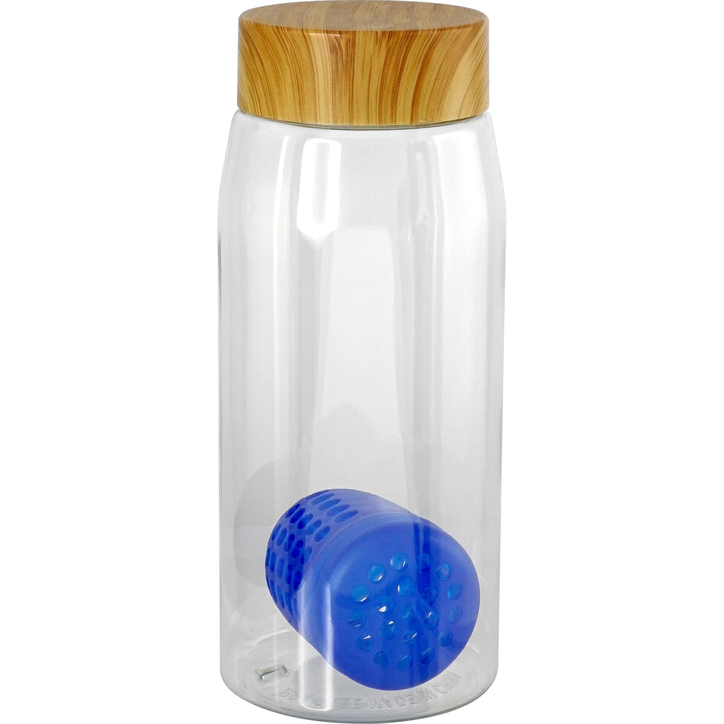 Bamboo Pattern 25 Oz. Recycled Bottle with Floating Infuser 1
