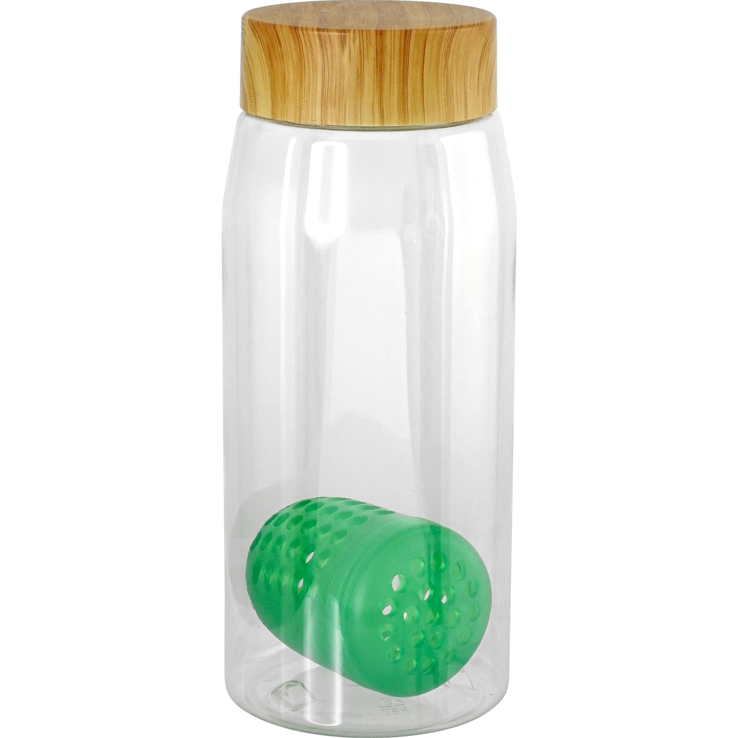 Bamboo Pattern 25 Oz. Recycled Bottle with Floating Infuser 1