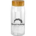 Bamboo Pattern 25 Oz. Recycled Bottle with Floating Infuser - clear Bamboo Pattern 25 Oz. Recycled Bottle with Floating Infuser - clear