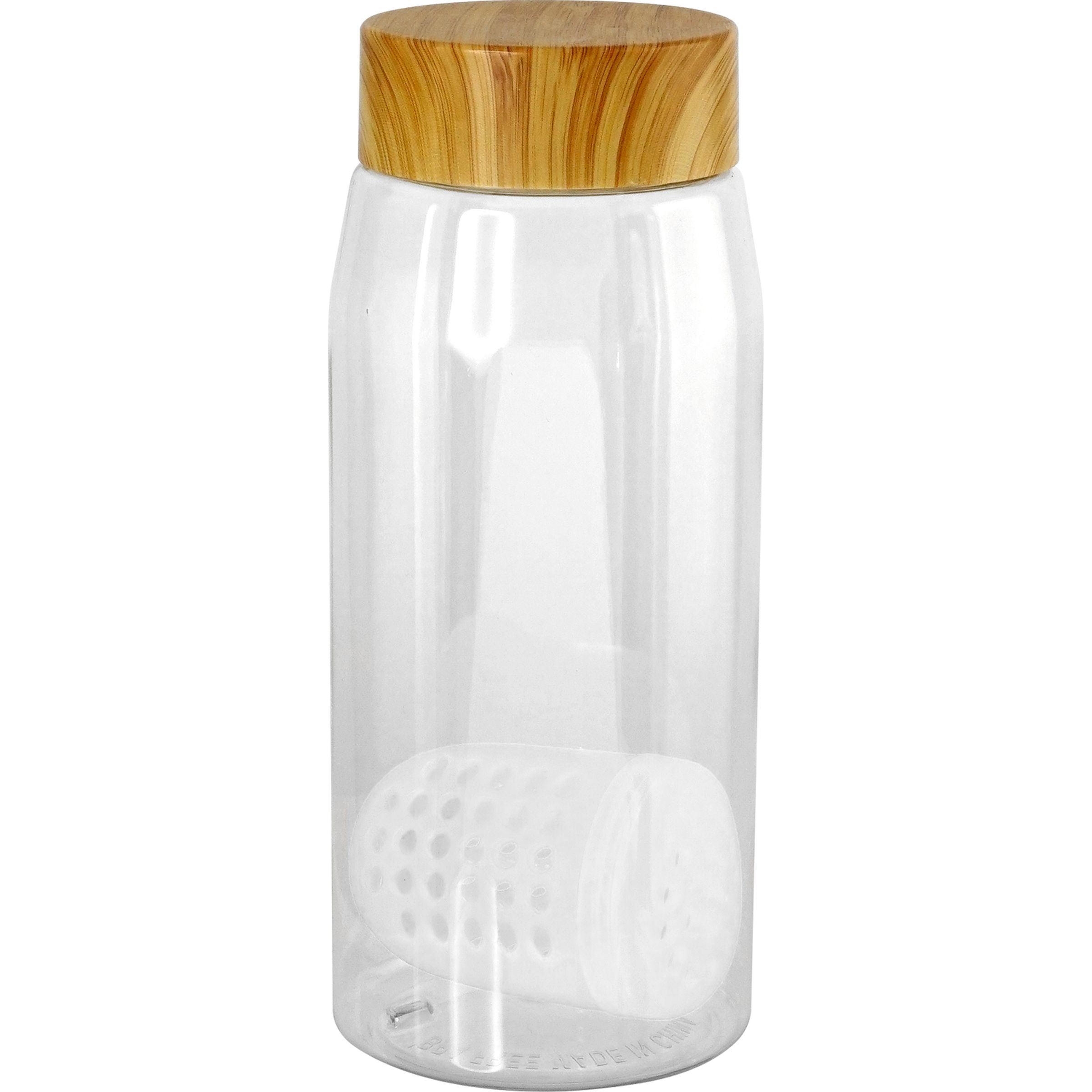 Bamboo Pattern 25 Oz. Recycled Bottle with Floating Infuser 1
