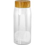Bamboo Pattern 25 Oz. Recycled Bottle with Floating Infuser - clear Bamboo Pattern 25 Oz. Recycled Bottle with Floating Infuser - clear