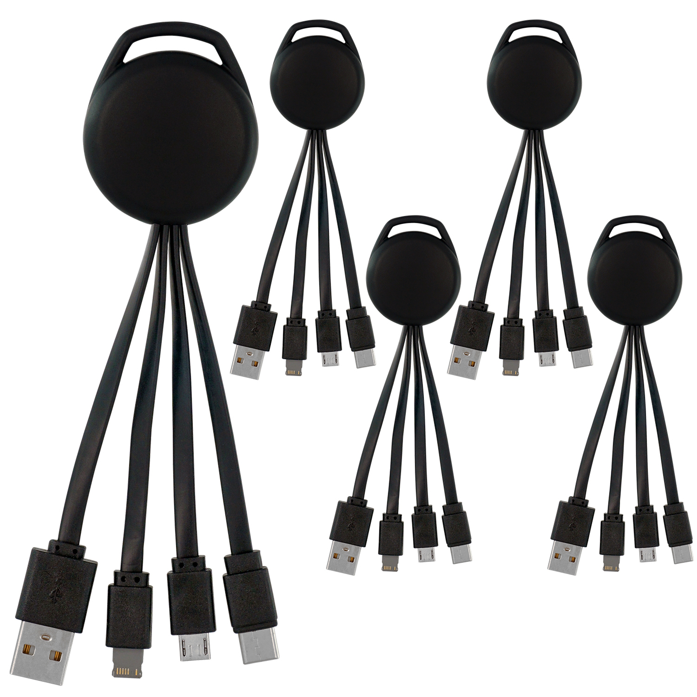 Color Light Up Vivid 3-in-1 Charging Cable 1