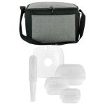 Ridge Chilled Portion Control and Cutlery Set - Gray Ridge Chilled Portion Control and Cutlery Set - Gray
