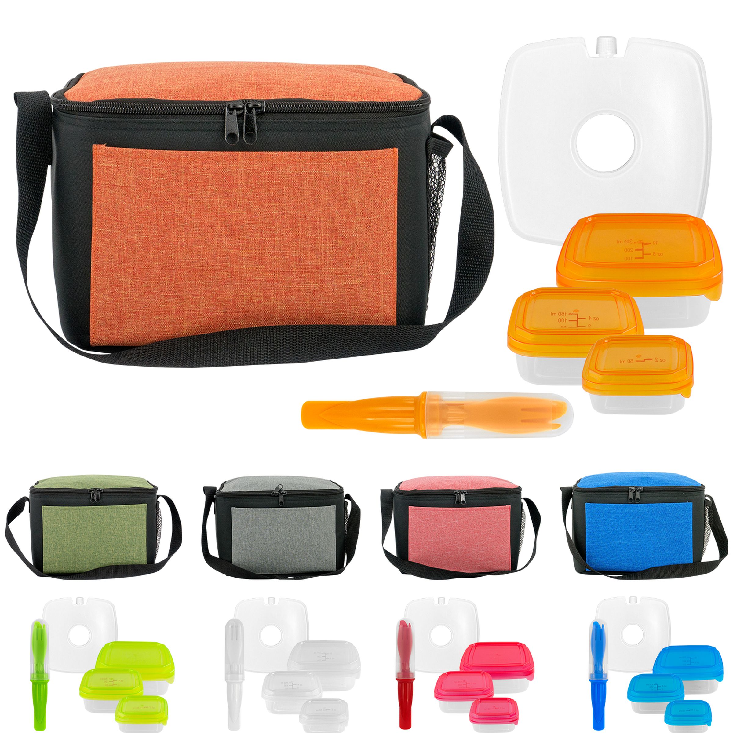 Ridge Chilled Portion Control and Cutlery Set 1