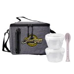 Nested Oval Cutlery Lunch Set - Black Nested Oval Cutlery Lunch Set - Black