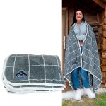 Plaid Recycled Sherpa Blanket 1 Plaid Recycled Sherpa Blanket 1