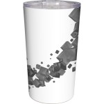 Full Color Floating Cubes Mug - Gray - Full Color Floating Cubes Mug - Gray -