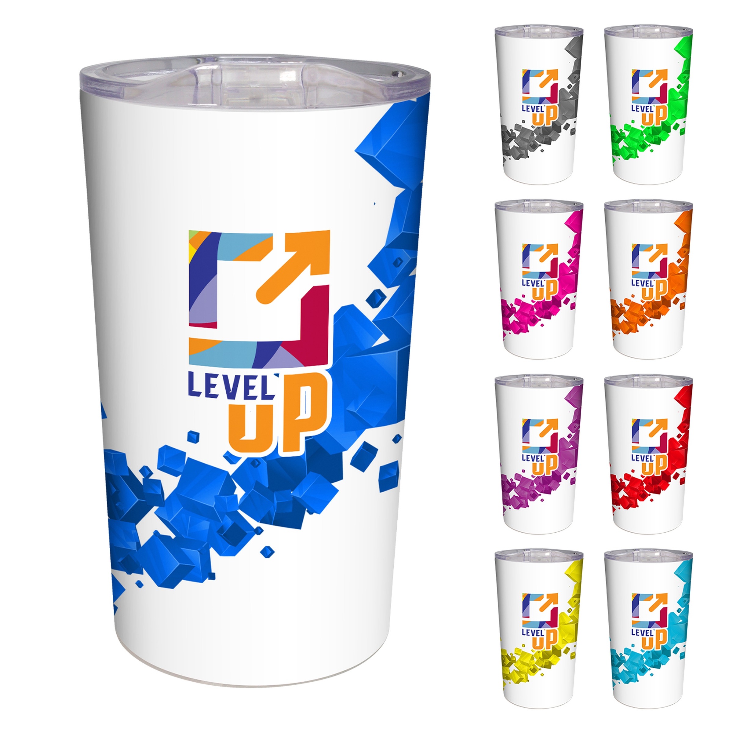Full Color Floating Cubes Mug 1
