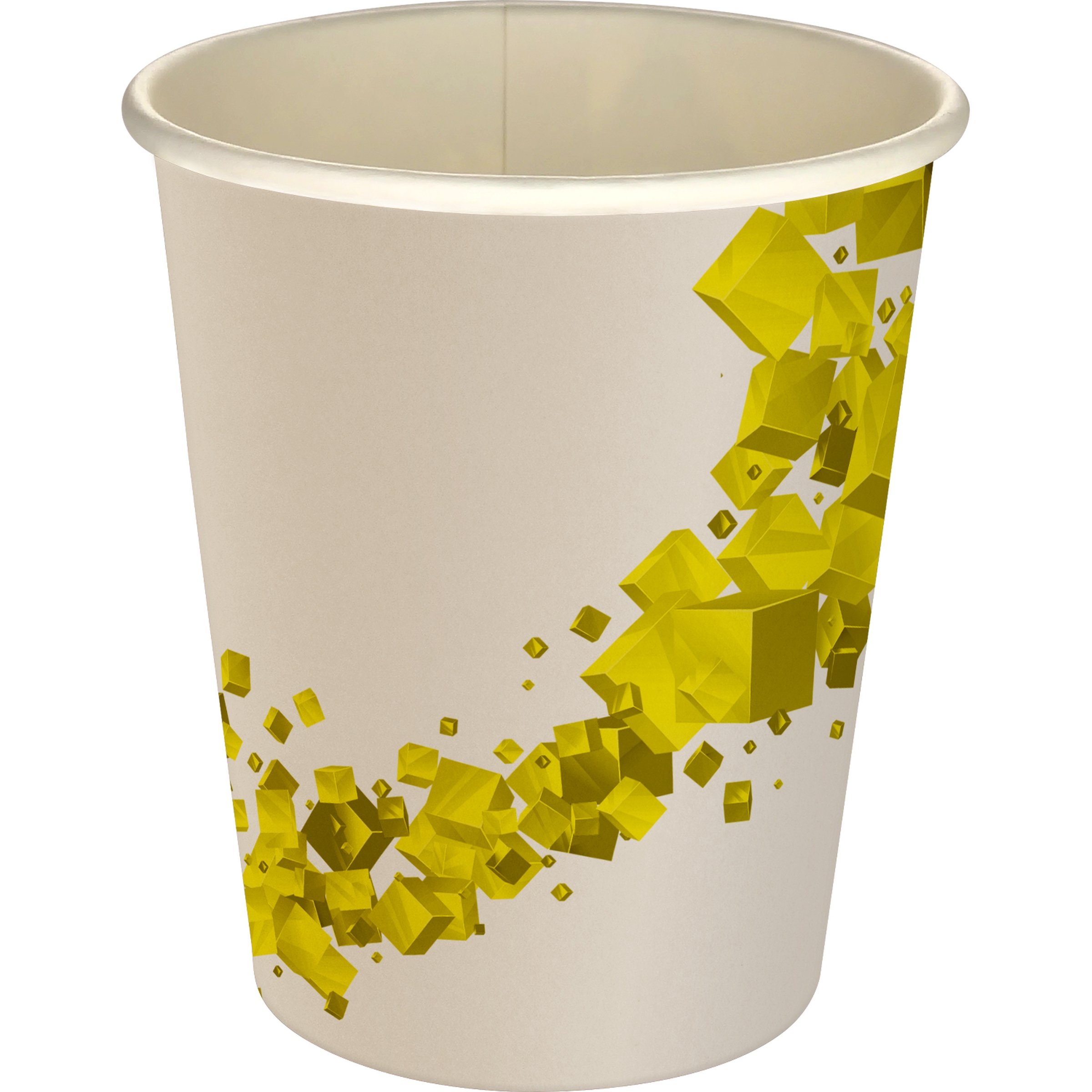 5 oz Full Color Floating Cubes Paper Cup 1