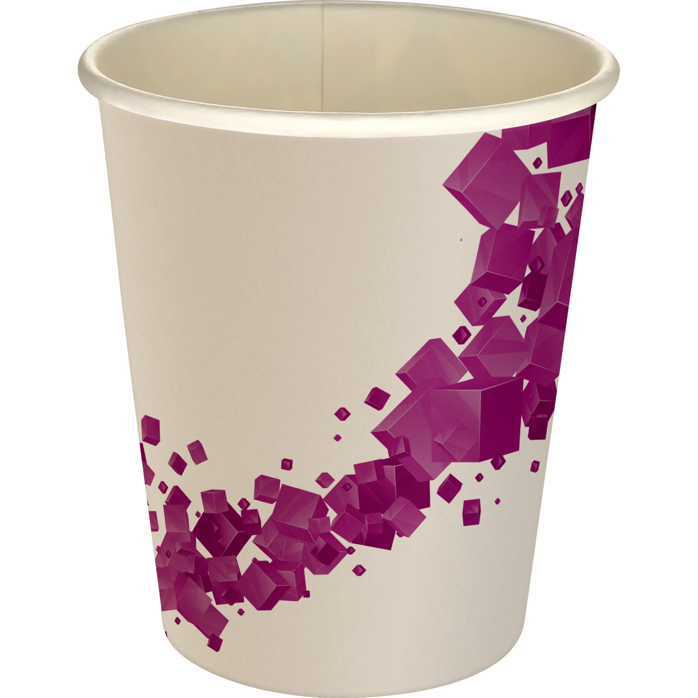 5 oz Full Color Floating Cubes Paper Cup 1