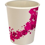 5 oz Full Color Floating Cubes Paper Cup - pink 5 oz Full Color Floating Cubes Paper Cup - pink