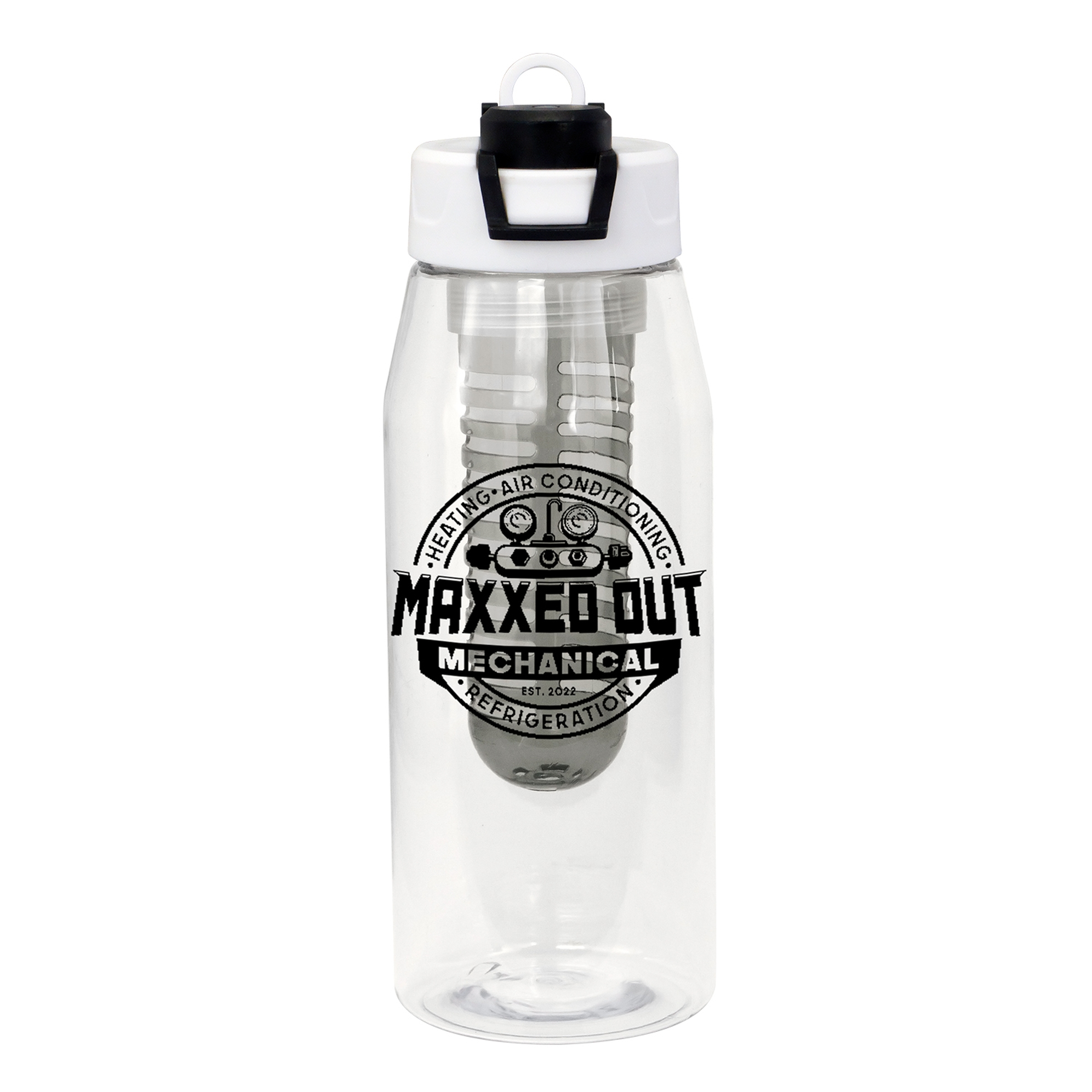 Two Tone Pop Up 32 oz. Bottle with Infuser 1