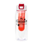 Two Tone Pop Up 32 oz. Bottle with Infuser - red Two Tone Pop Up 32 oz. Bottle with Infuser - red