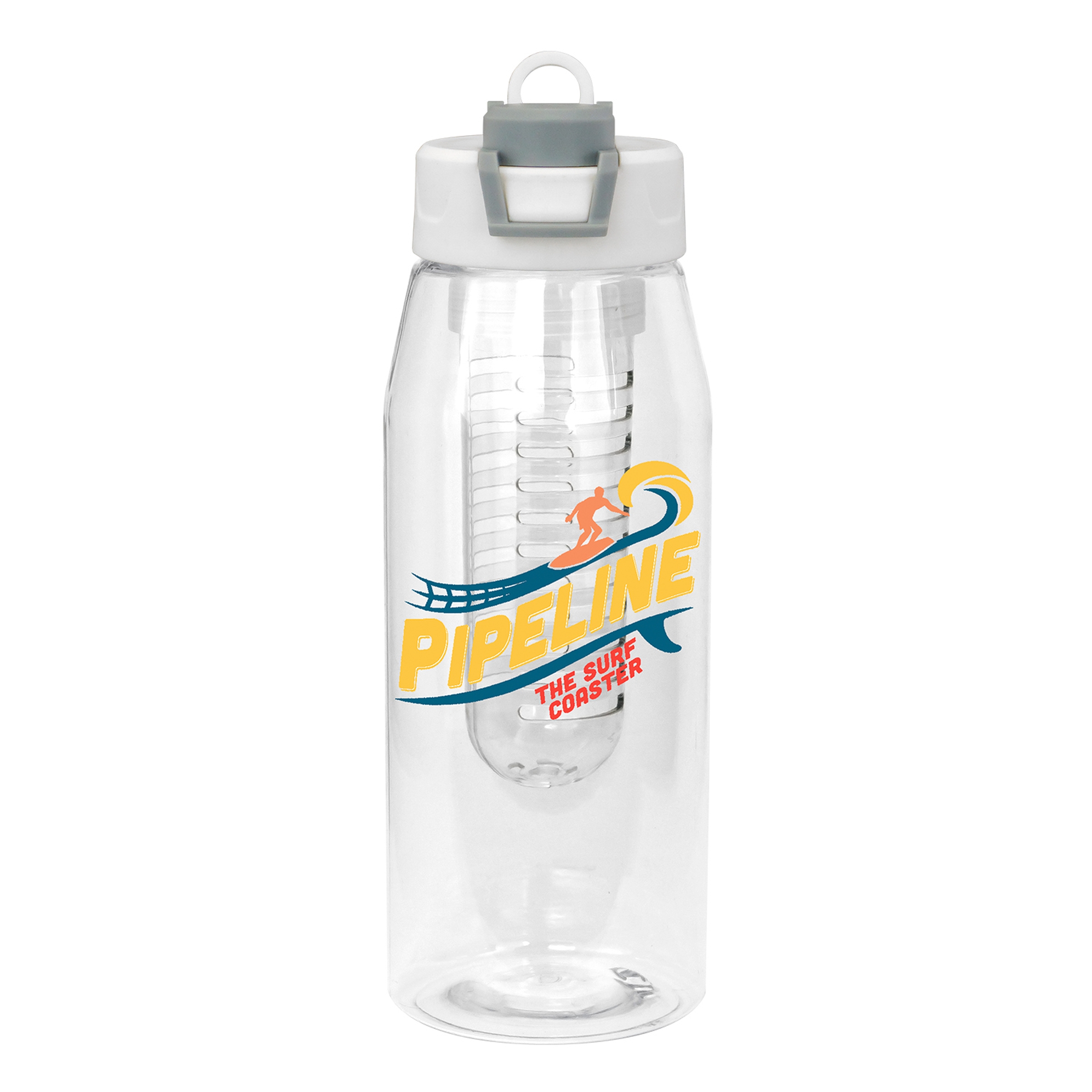 Two Tone Pop Up 32 oz. Bottle with Infuser 1