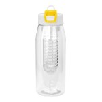 Two Tone Pop Up 32 oz. Bottle with Infuser - Yellow - Two Tone Pop Up 32 oz. Bottle with Infuser - Yellow -