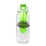 Two Tone Pop Up 32 oz. Bottle with Infuser - green Two Tone Pop Up 32 oz. Bottle with Infuser - green