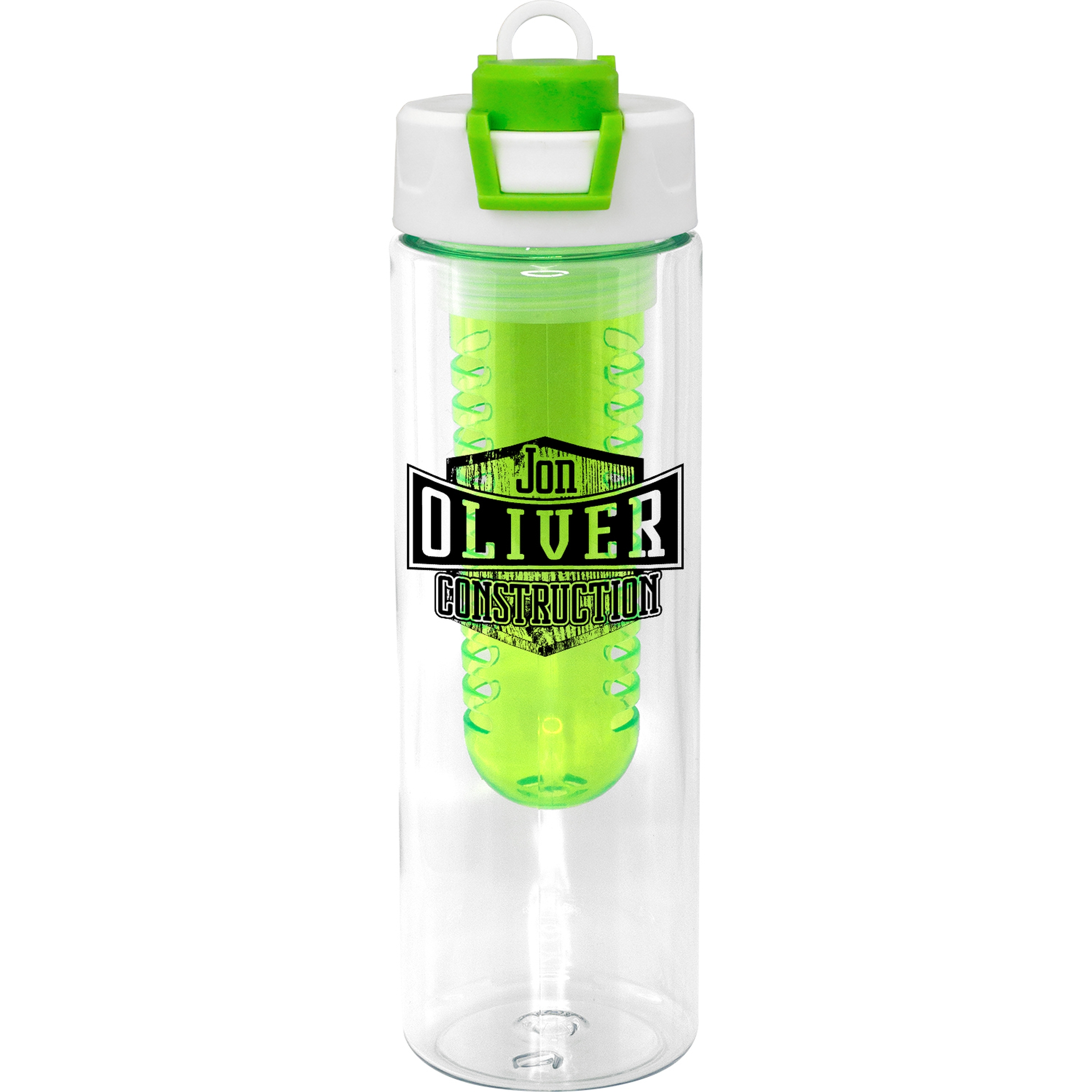 Two Tone Pop Up 24 oz. Bottle with Infuser 1