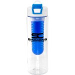 Two Tone Pop Up 24 oz. Bottle with Infuser - blue Two Tone Pop Up 24 oz. Bottle with Infuser - blue