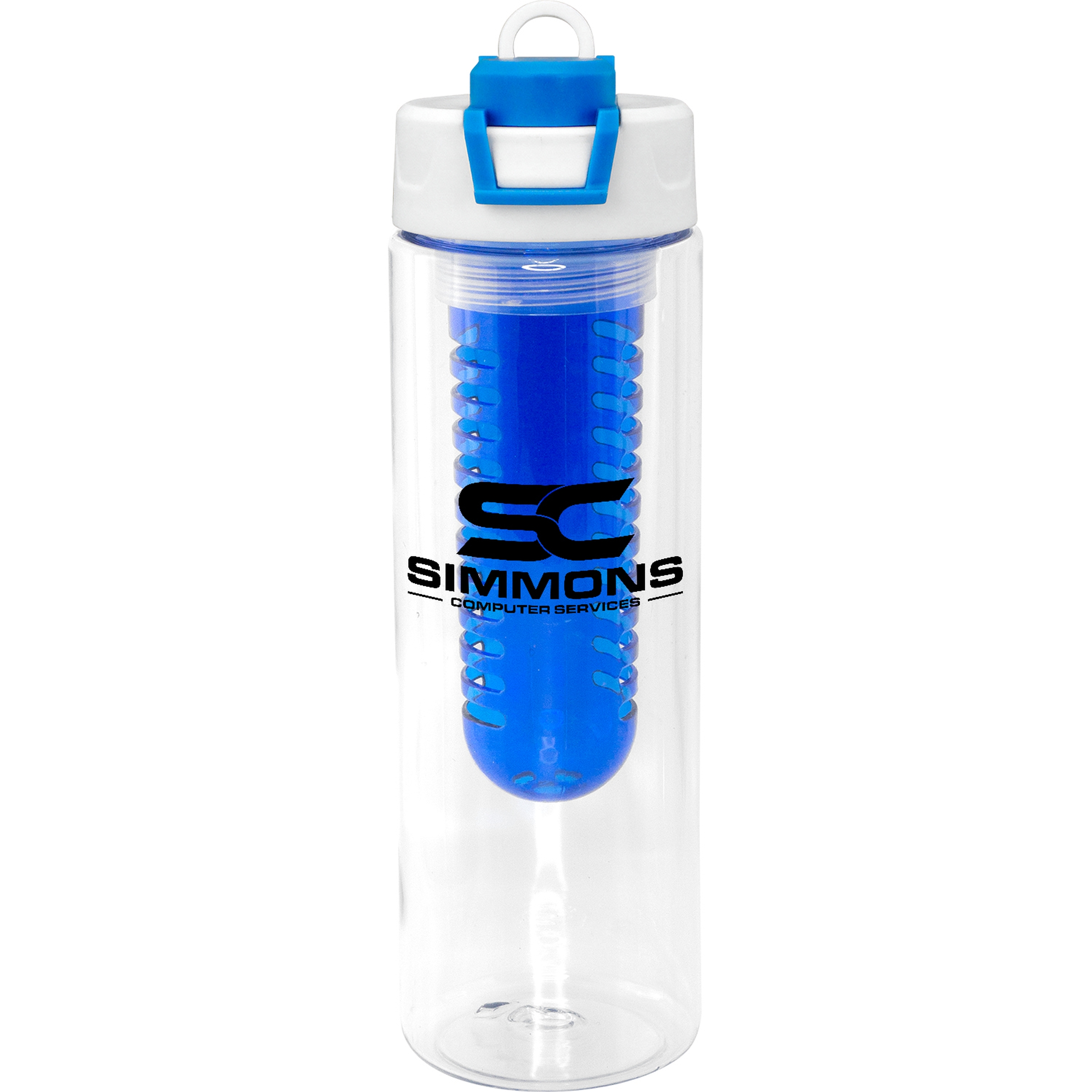 Two Tone Pop Up 24 oz. Bottle with Infuser 1