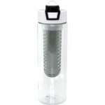 Two Tone Pop Up 24 oz. Bottle with Infuser - black Two Tone Pop Up 24 oz. Bottle with Infuser - black