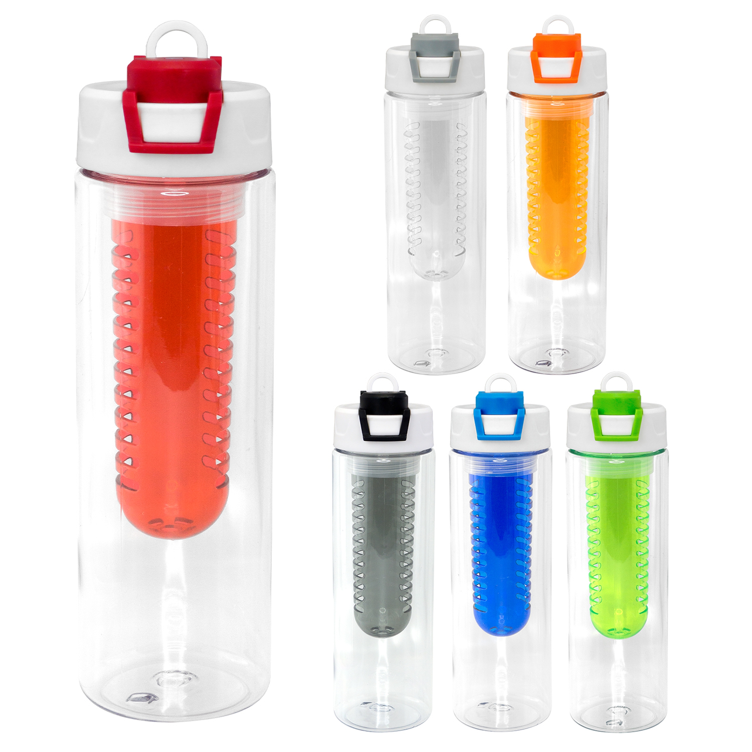 Two Tone Pop Up 24 oz. Bottle with Infuser 1