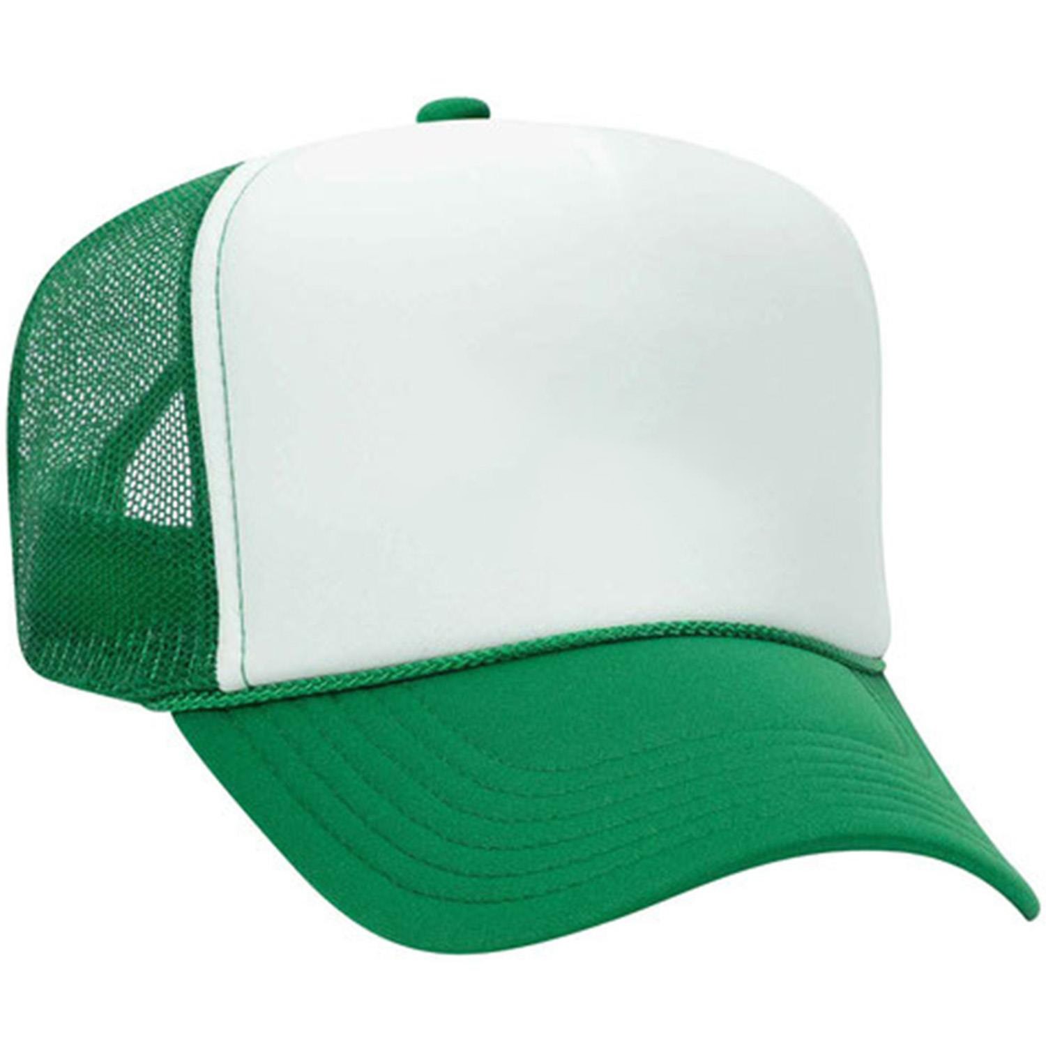 Otto Cap® 5 Panel High Crown Mesh Back Trucker Hat 1