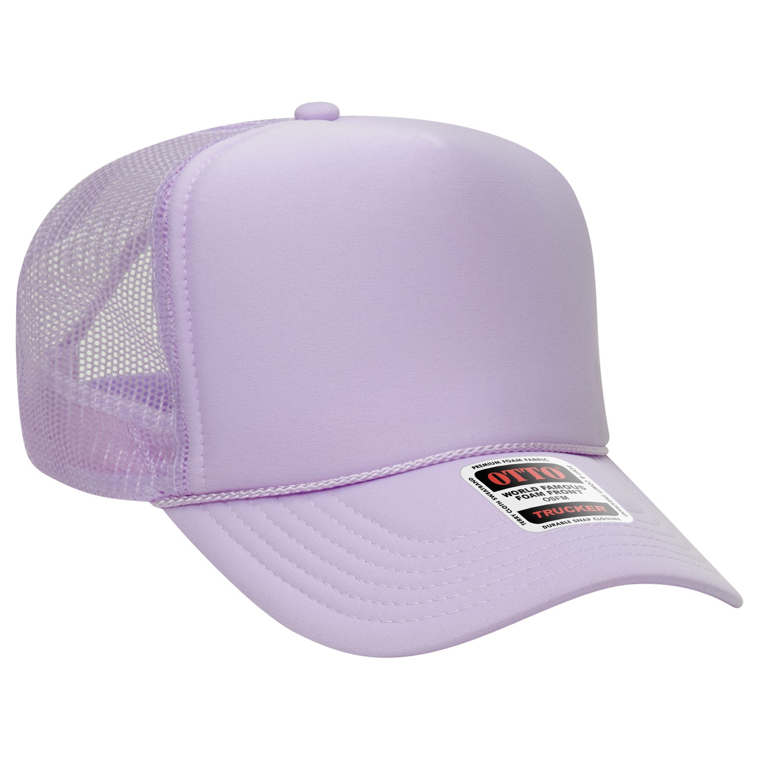 Otto Cap® 5 Panel High Crown Mesh Back Trucker Hat 1