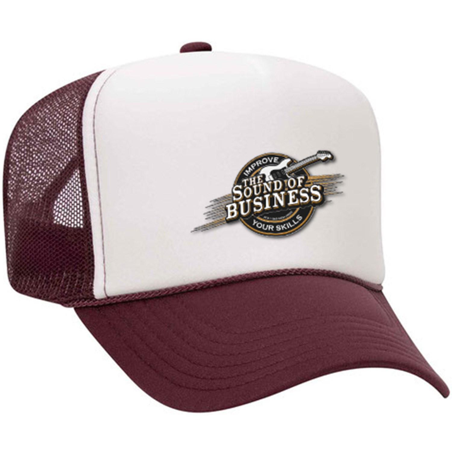 Otto Cap® 5 Panel High Crown Mesh Back Trucker Hat 1