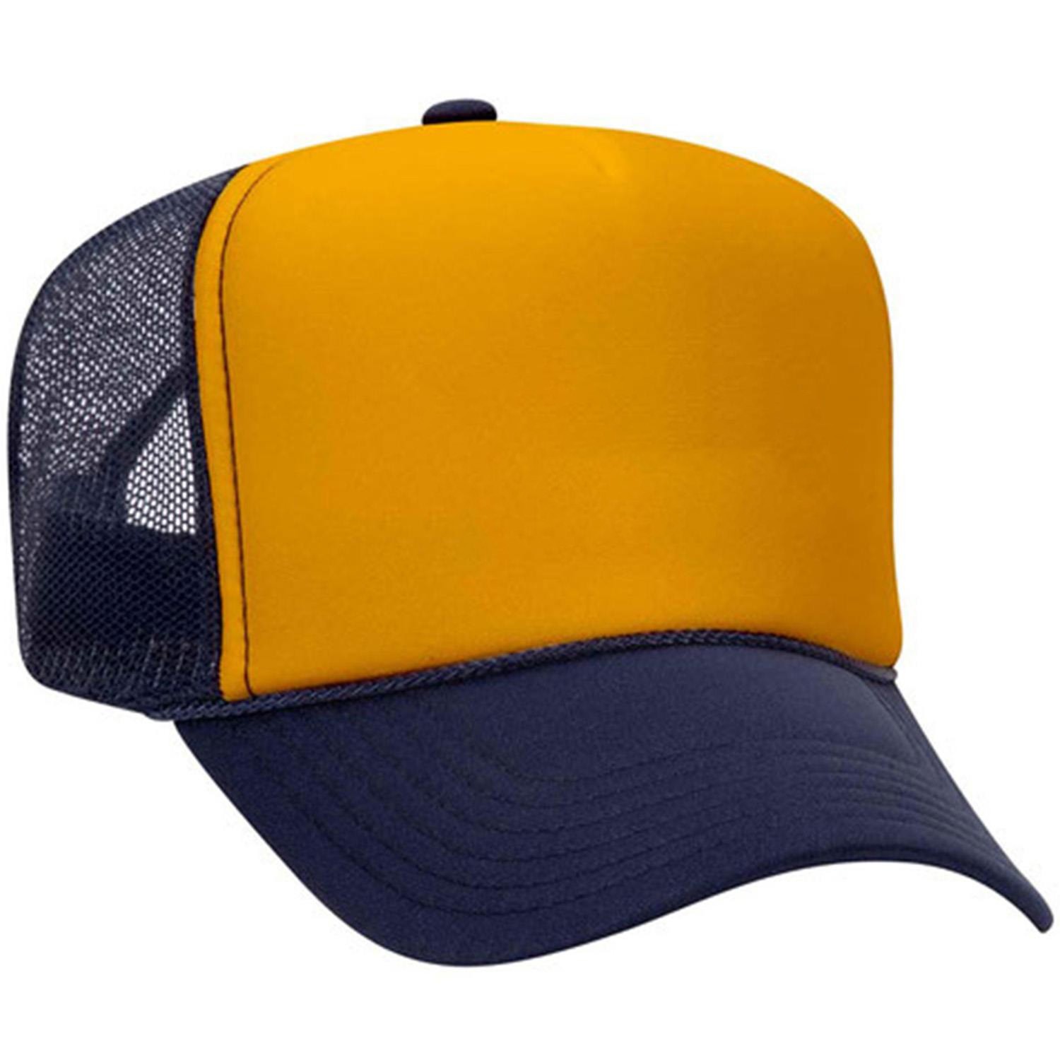 Otto Cap® 5 Panel High Crown Mesh Back Trucker Hat 1