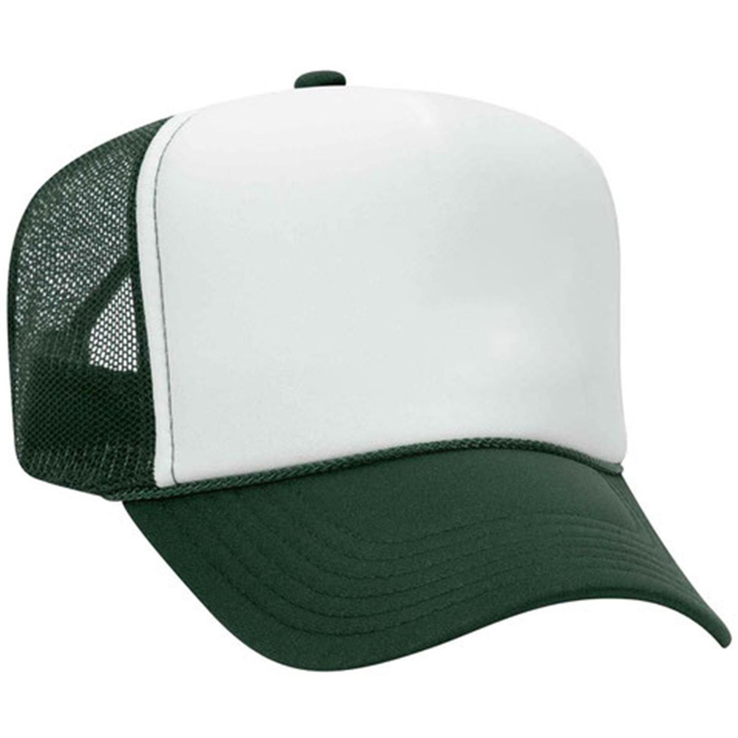 Otto Cap® 5 Panel High Crown Mesh Back Trucker Hat 1