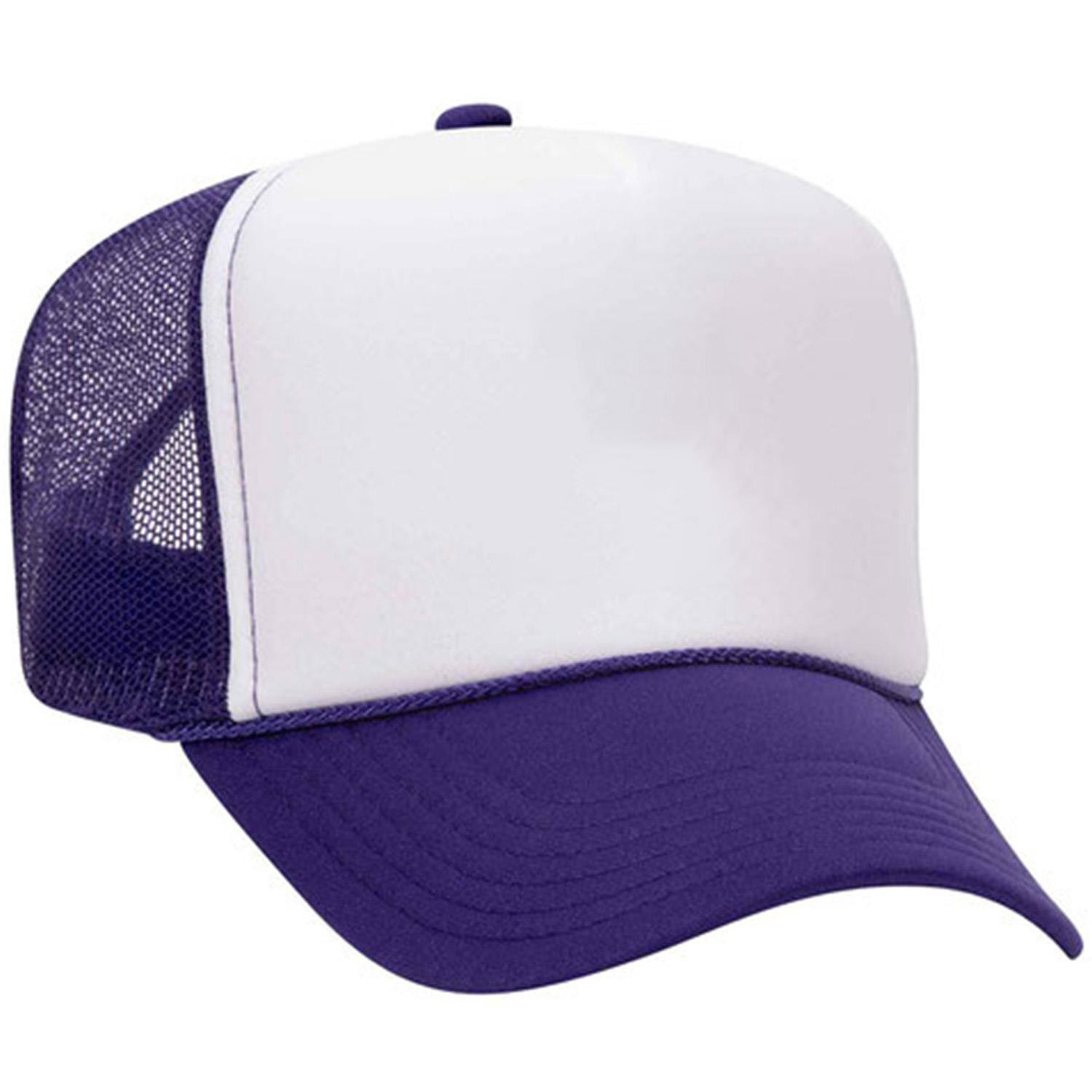 Otto Cap® 5 Panel High Crown Mesh Back Trucker Hat 1